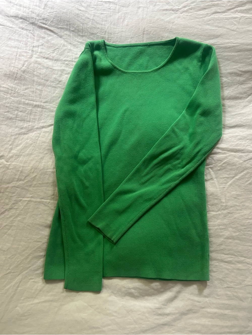 No.6 Bright Green Crewneck Sweater